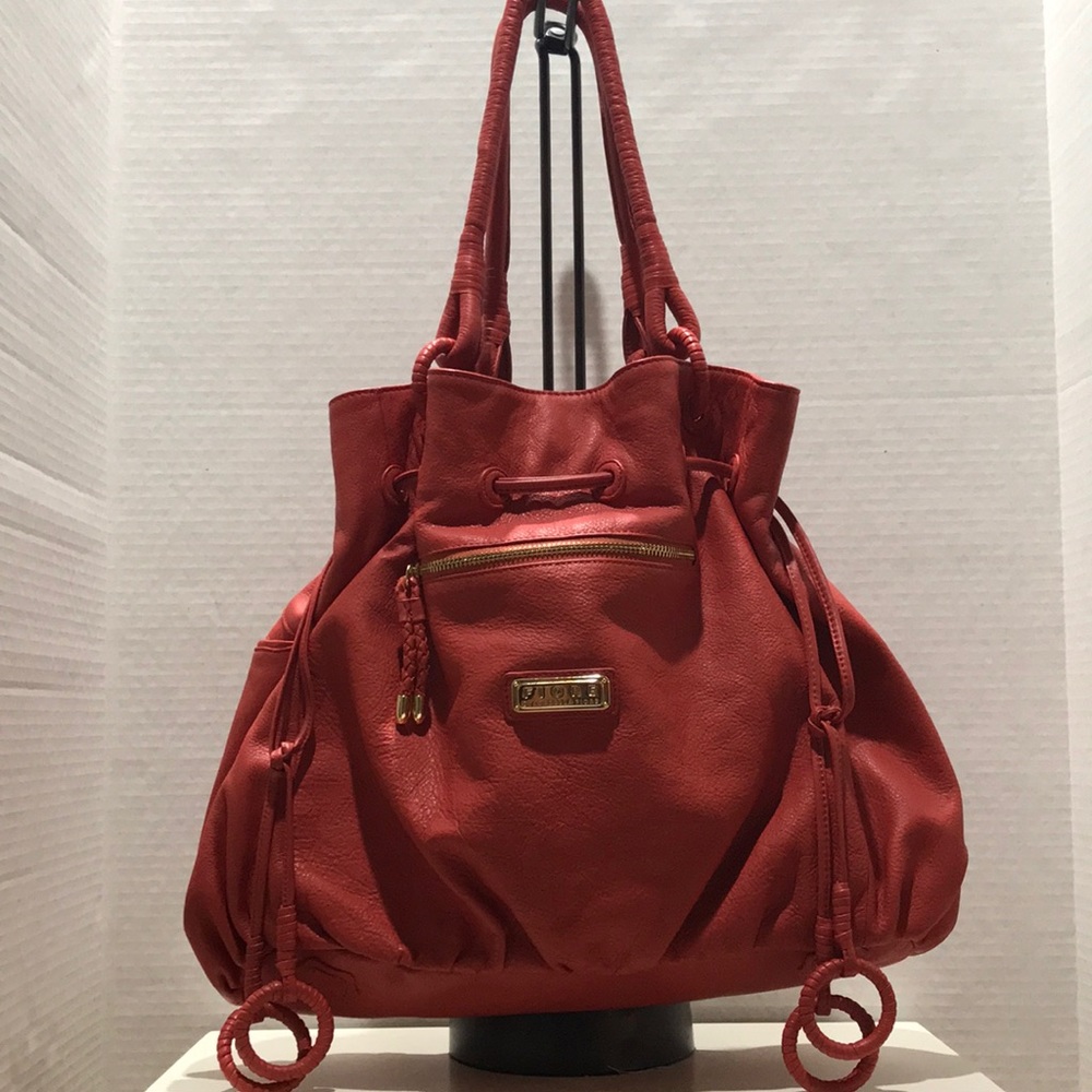 Fiore By Isabella Fiore Salmon Leather Shoulderbag